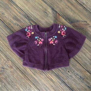 Tea Collection Bohemia Cardigan - floral embroidered